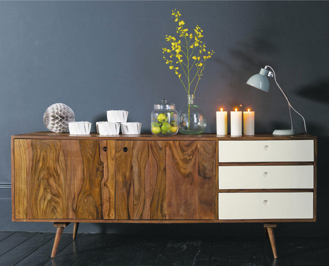 Andersen midcentury-style sideboard range at Maisons Du Monde