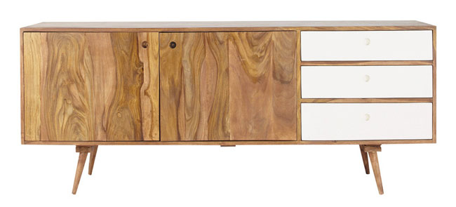 Andersen midcentury-style sideboard range at Maisons Du Monde