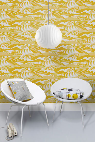 Mini Moderns launches the retro-style Moordale wallpaper