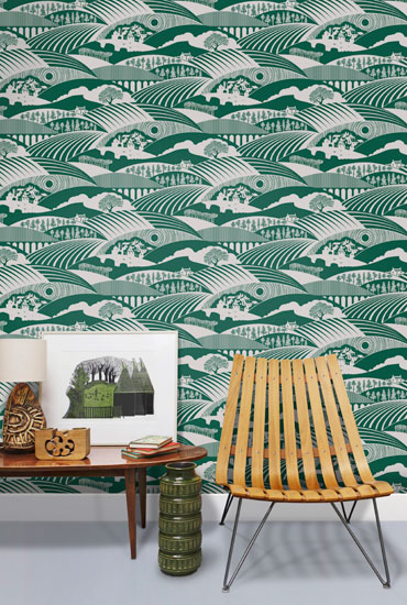 Mini Moderns launches the retro-style Moordale wallpaper
