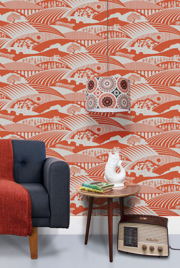 Mini Moderns launches the retro-style Moordale wallpaper
