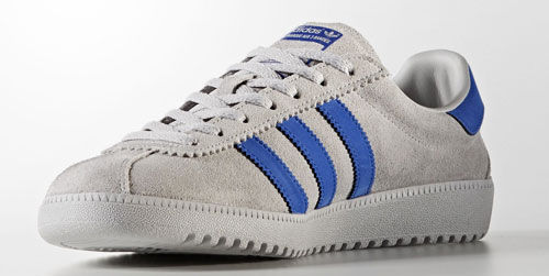 Adidas Bermuda trainers reissued in grey and blue suede