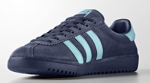Adidas Bermuda trainers reissued in grey and blue suede