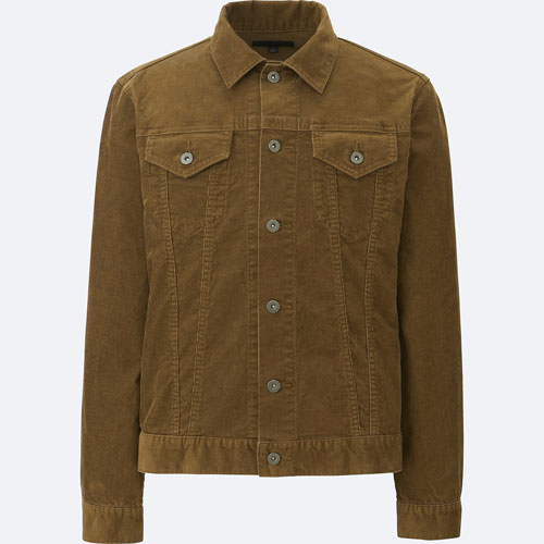 Vintage-style corduroy trucker jacket at Uniqlo