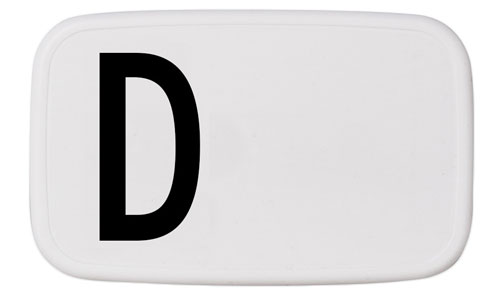 Arne Jacobsen Design Letters lunch boxes