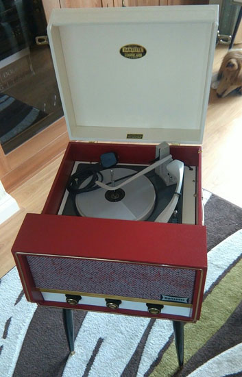 Fully refurbished Dansette Conquest Auto record player on eBay