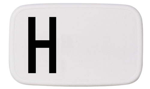 Arne Jacobsen Design Letters lunch boxes