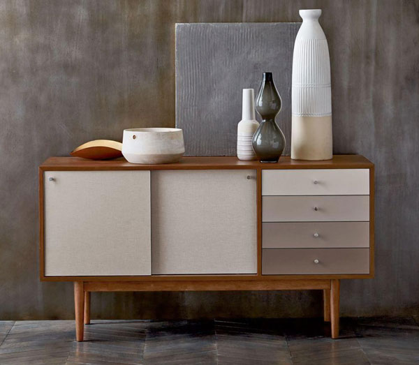 Retro-style Fishs Eddy Sideboard at West Elm