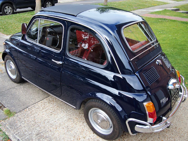 Professionally restored 1969 Fiat 500L on eBay