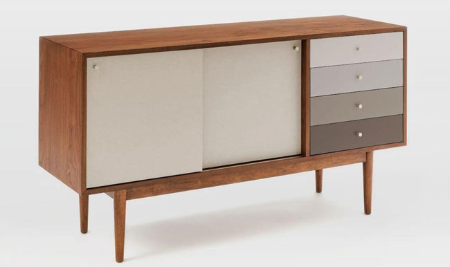 Retro-style Fishs Eddy Sideboard at West Elm