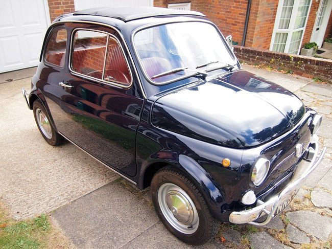 Professionally restored 1969 Fiat 500L on eBay