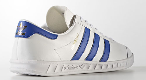 Adidas Hamburg trainers reissued in white leather