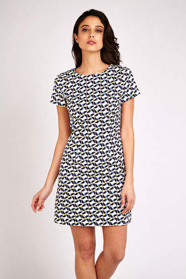 1960s-style Louche Rynie windmill print shift dress