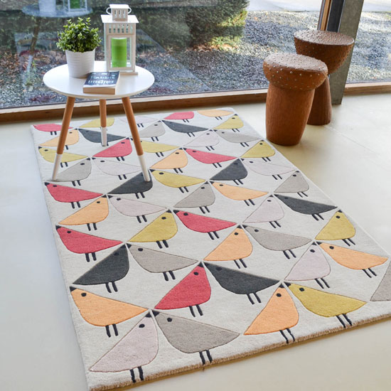 Retro-style Scion Lintu Rugs