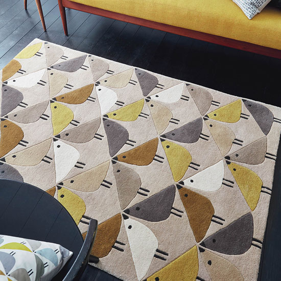 Retro-style Scion Lintu Rugs