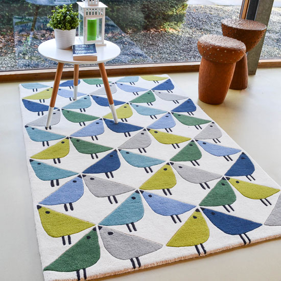 Retro-style Scion Lintu Rugs