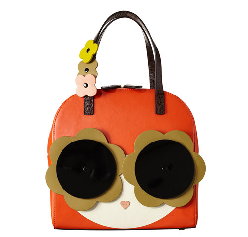 1960s-style Applique Face bag by Orla Kiely