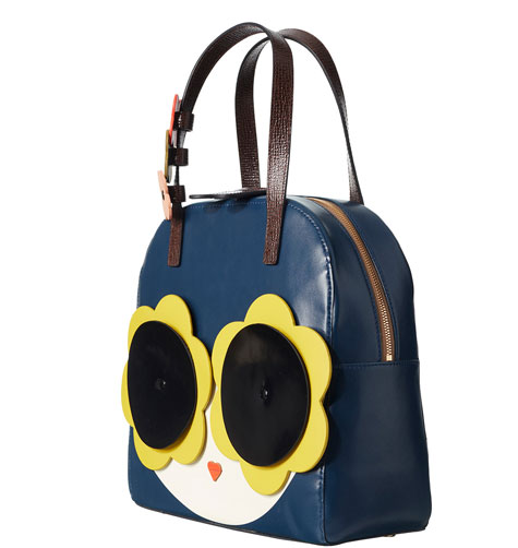 1960s-style Applique Face bag by Orla Kiely