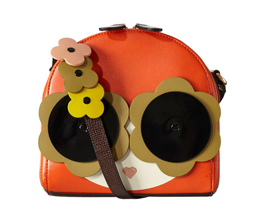 1960s-style Applique Face bag by Orla Kiely