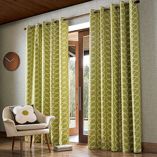 Orla Kiely Stem curtains at John Lewis