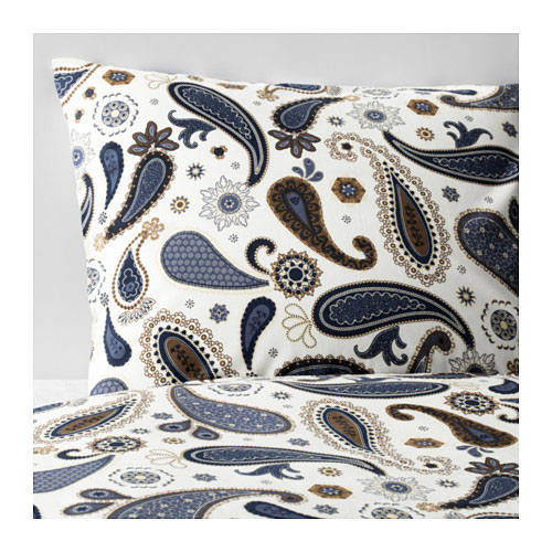 Sotblomster retro paisley bedding at Ikea