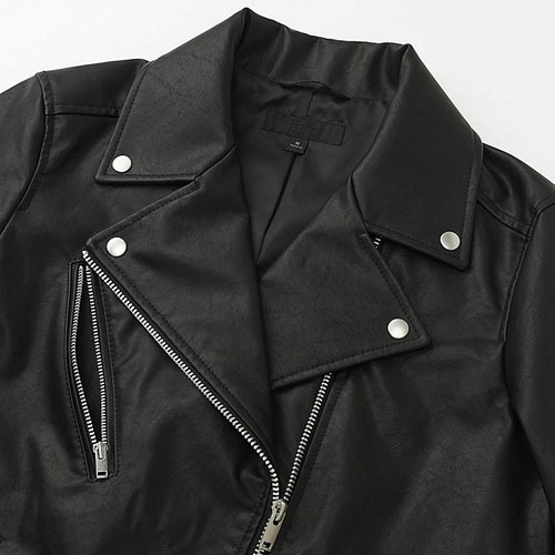 Retro style: Classic biker jacket for women at Uniqlo