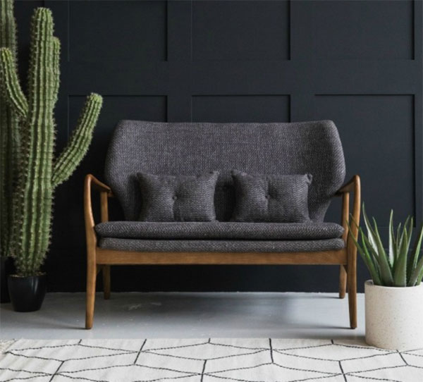 Aarhus Mid Century armchair and sofa at Rose & Grey