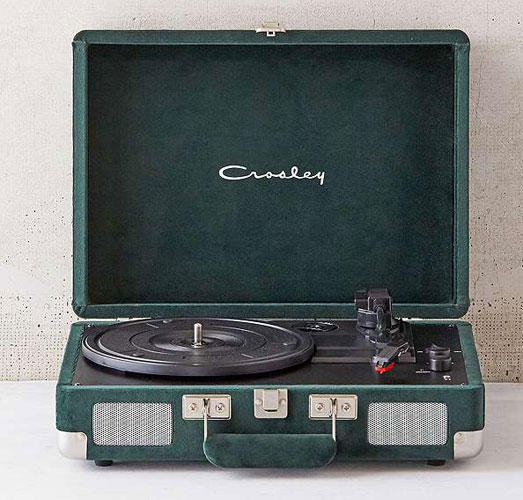 Crosley X UO Velvet Cruiser vintage-style Bluetooth record player