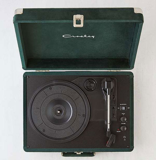 Crosley X UO Velvet Cruiser vintage-style Bluetooth record player