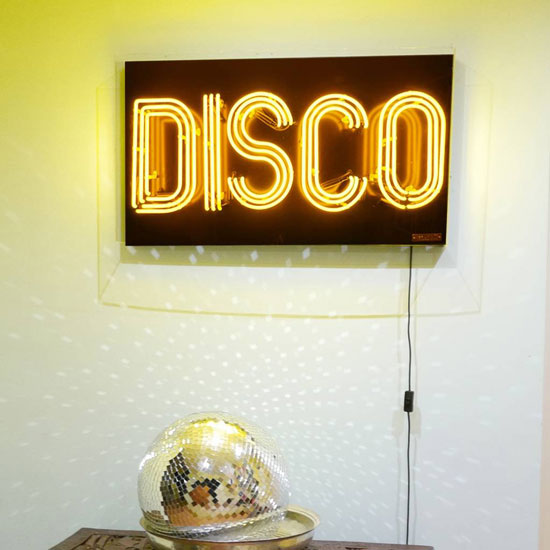 Disco neon light sign by Brilliant Neon