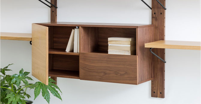 Jory retro-style modular shelving at Made