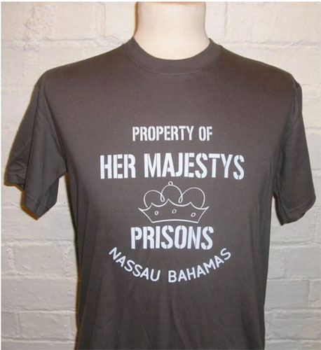 John Lennon style: Bahamas Prison t-shirt by Gama Clothing