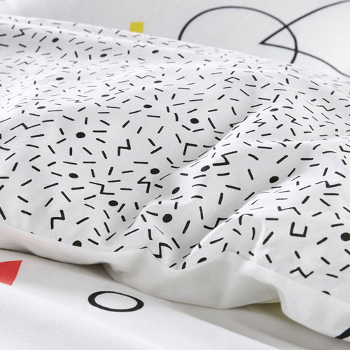 1980s-style Geometric bedding at La Redoute