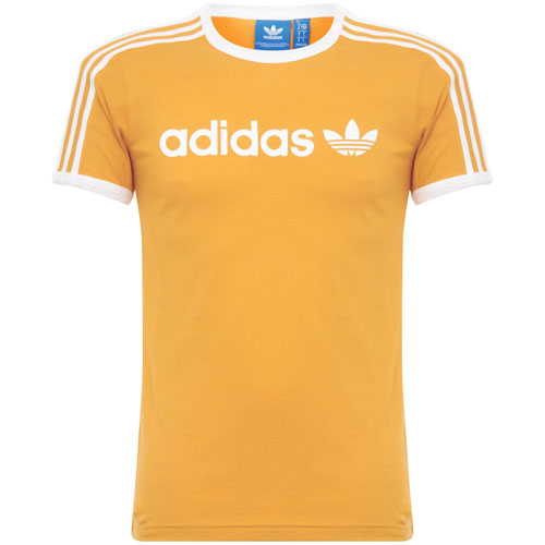 1970s-style Adidas Linear Trefoil t-shirts