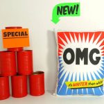 Retro washing powder cushions by You Make Me Design