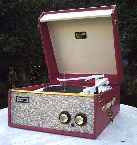 Restored 1962 Dansette Tempo record player on eBay