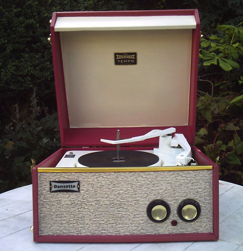 Restored 1962 Dansette Tempo record player on eBay