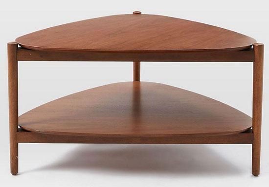 1960s-style Tripod coffee table by West Elm