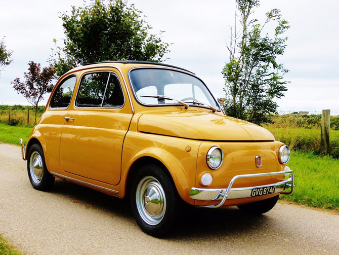 Fully restored 1972 Fiat 500L on eBay