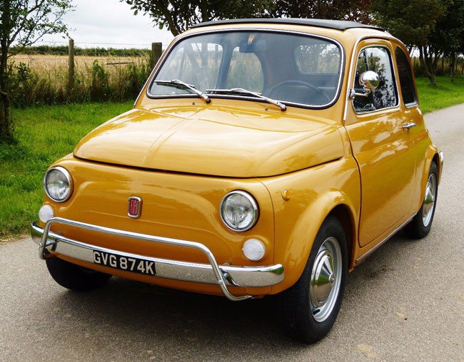 Fully restored 1972 Fiat 500L on eBay