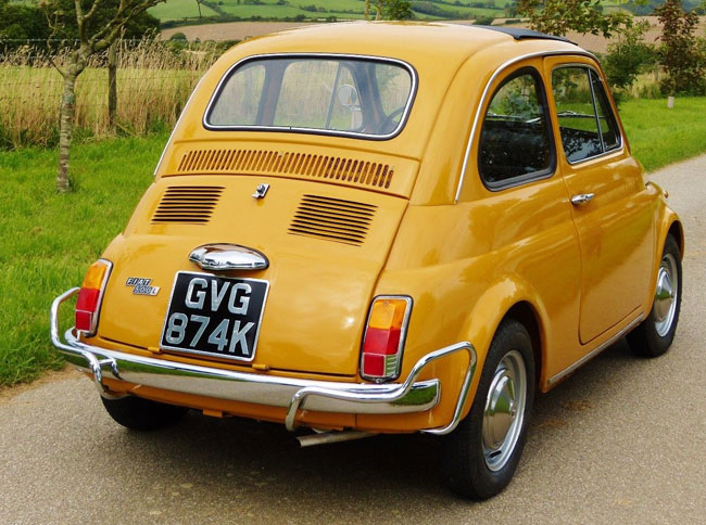 Fully restored 1972 Fiat 500L on eBay