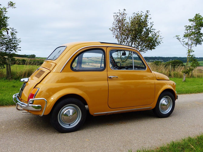 Fully restored 1972 Fiat 500L on eBay