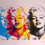 Affordable pop art: Marilyn Monroe print by Russell Marshall