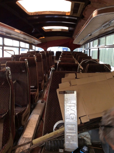 Classic 1958 Bedford Bus for renovation on eBay