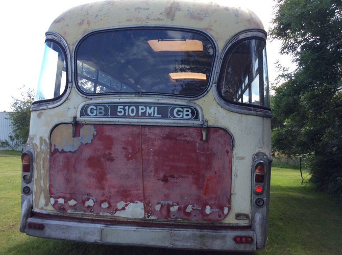 Classic 1958 Bedford Bus for renovation on eBay