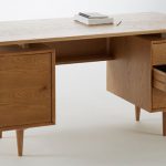 Quilda midcentury-style oak desk at La Redoute