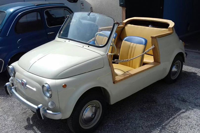1967 Fiat 500 F Model Spiaggina replica on eBay