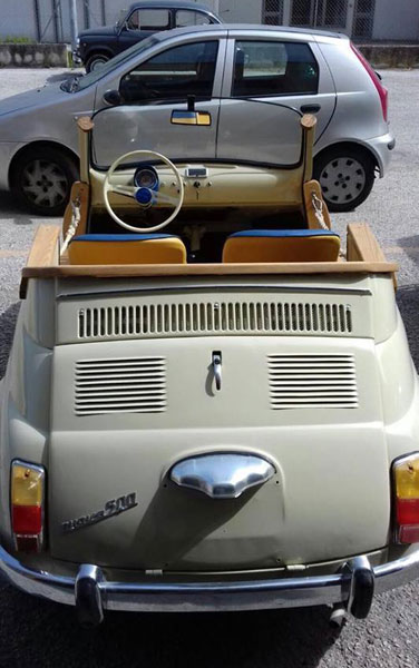 1967 Fiat 500 F Model Spiaggina replica on eBay