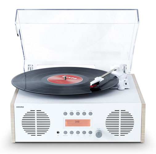 Ion Audio retro-style Music Centre with turntable