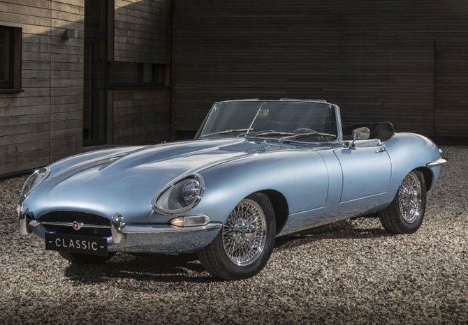 Return of a classic: Jaguar shows off an all-electric E-Type